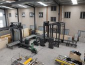 瓦楞紙板托盤井型捆扎纏繞包裝線